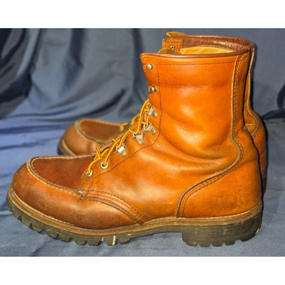 Vintage 1980s Red Wing Irish‎ Setter 855 Leather Boots Size 11.5 D